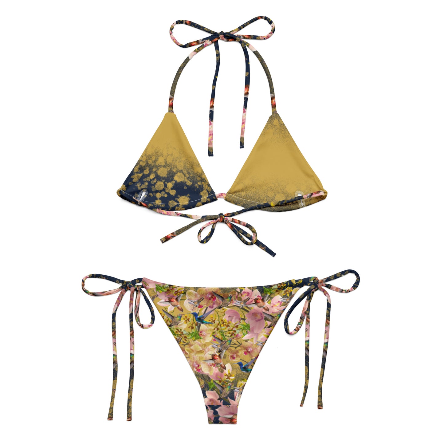 "Hummingbird" -Rufous Edition- Recycled String Bikini