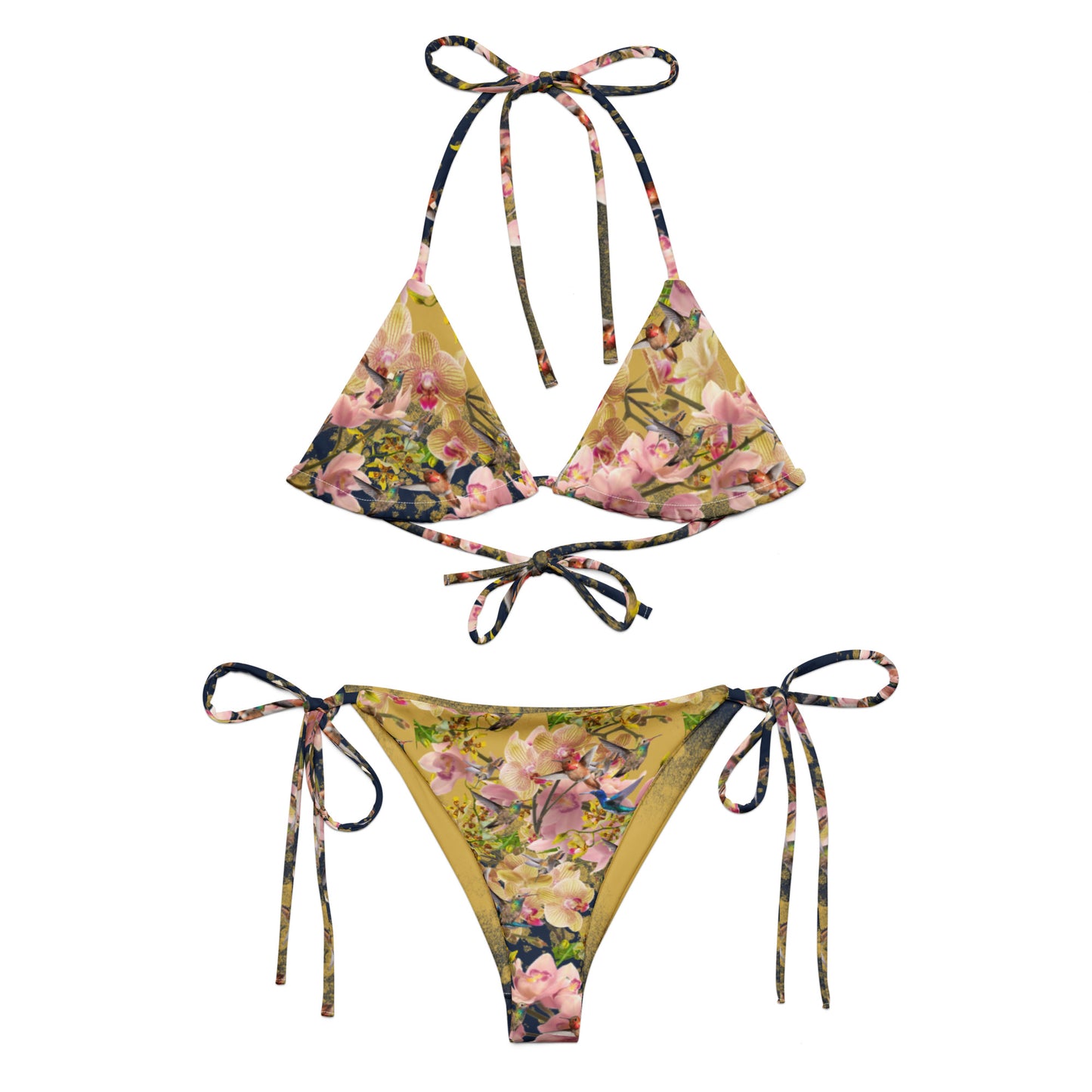 "Hummingbird" -Rufous Edition- Recycled String Bikini