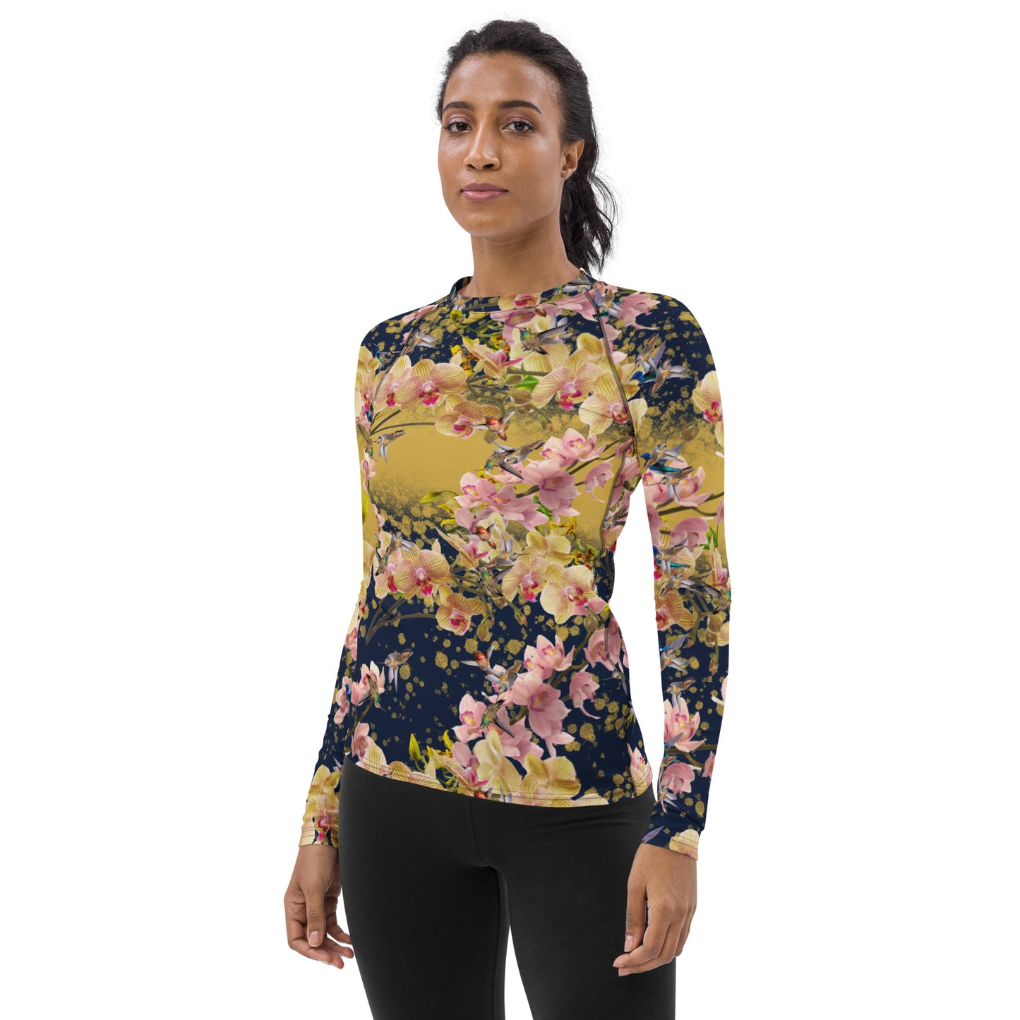 "Hummingbird" -Rufous Edition- Women's Rash Guard