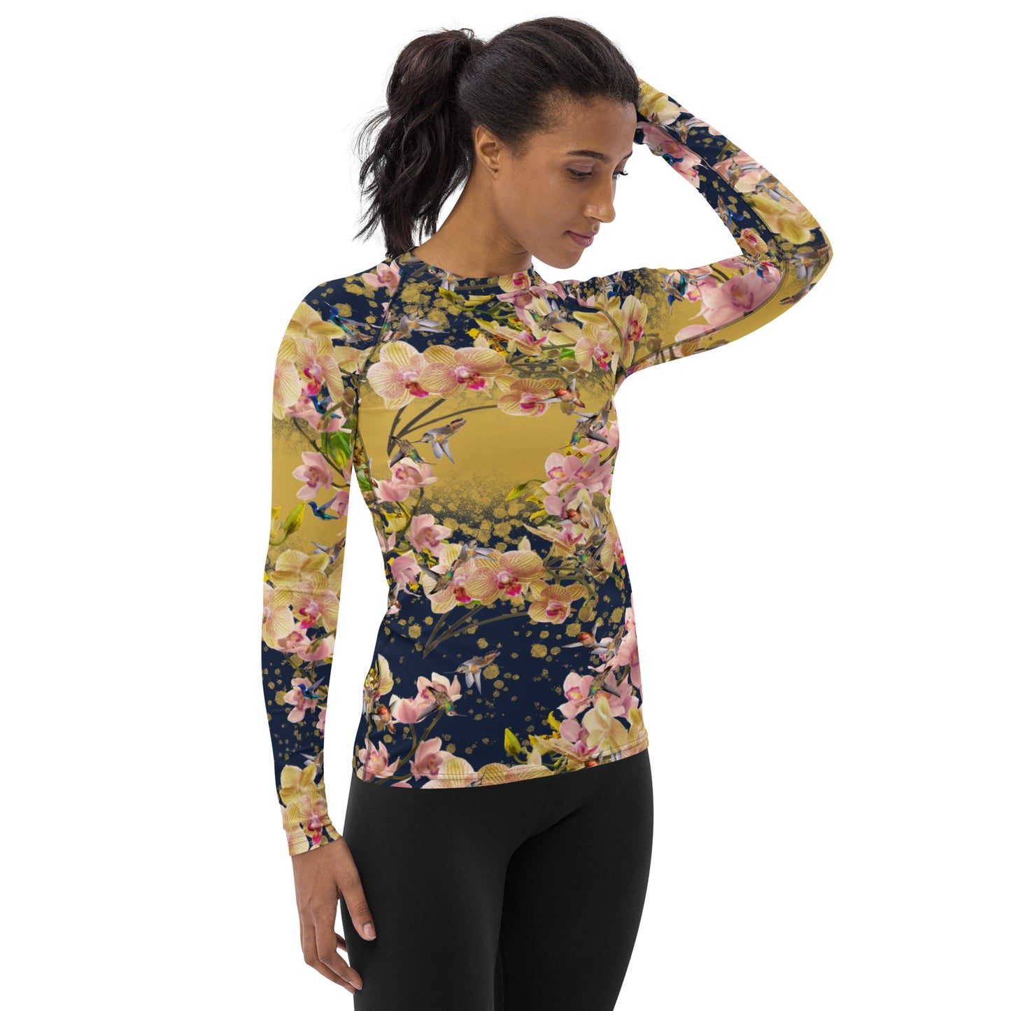 "Hummingbird" -Rufous Edition- Women's Rash Guard