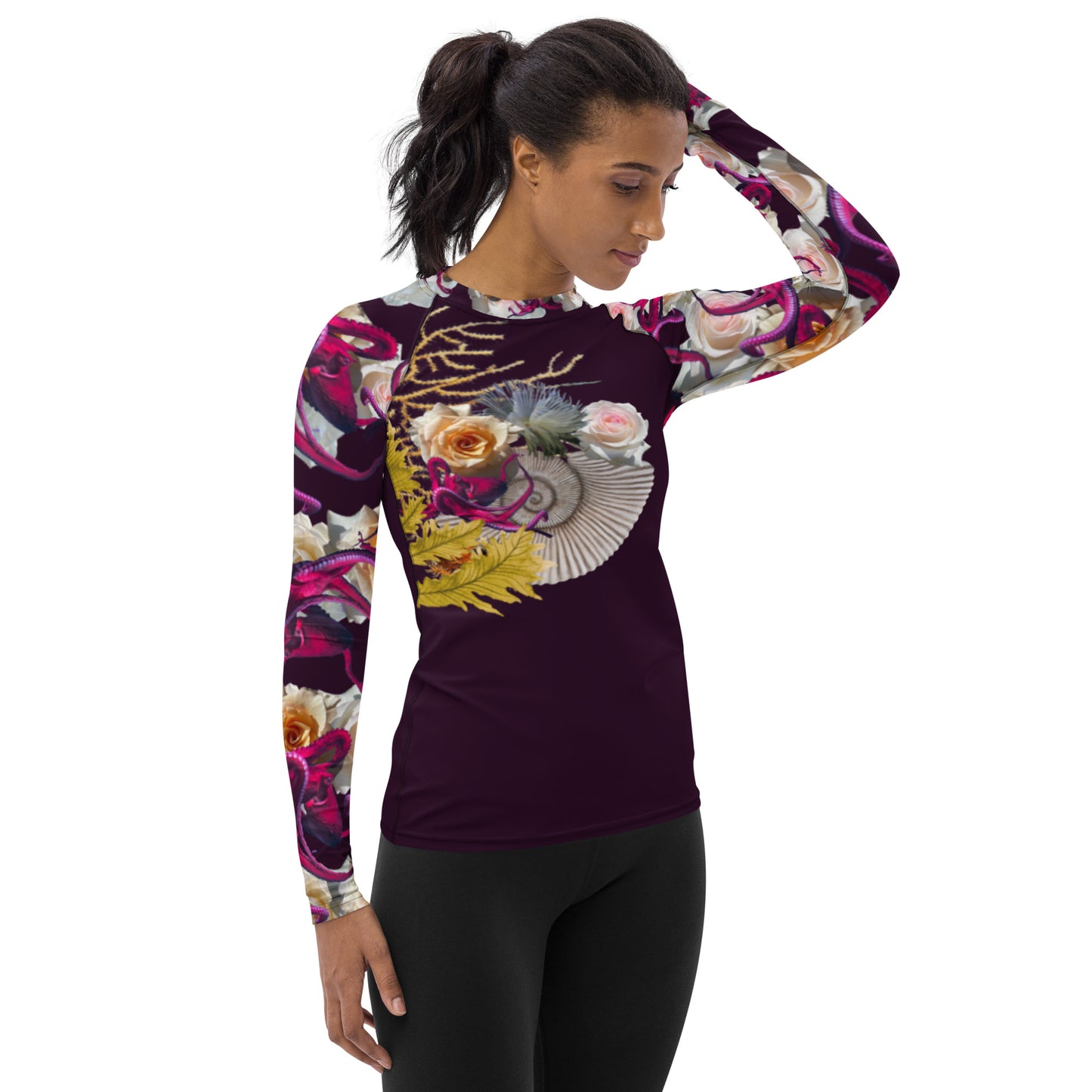 "Octopus Garden" Women's Rash Guard