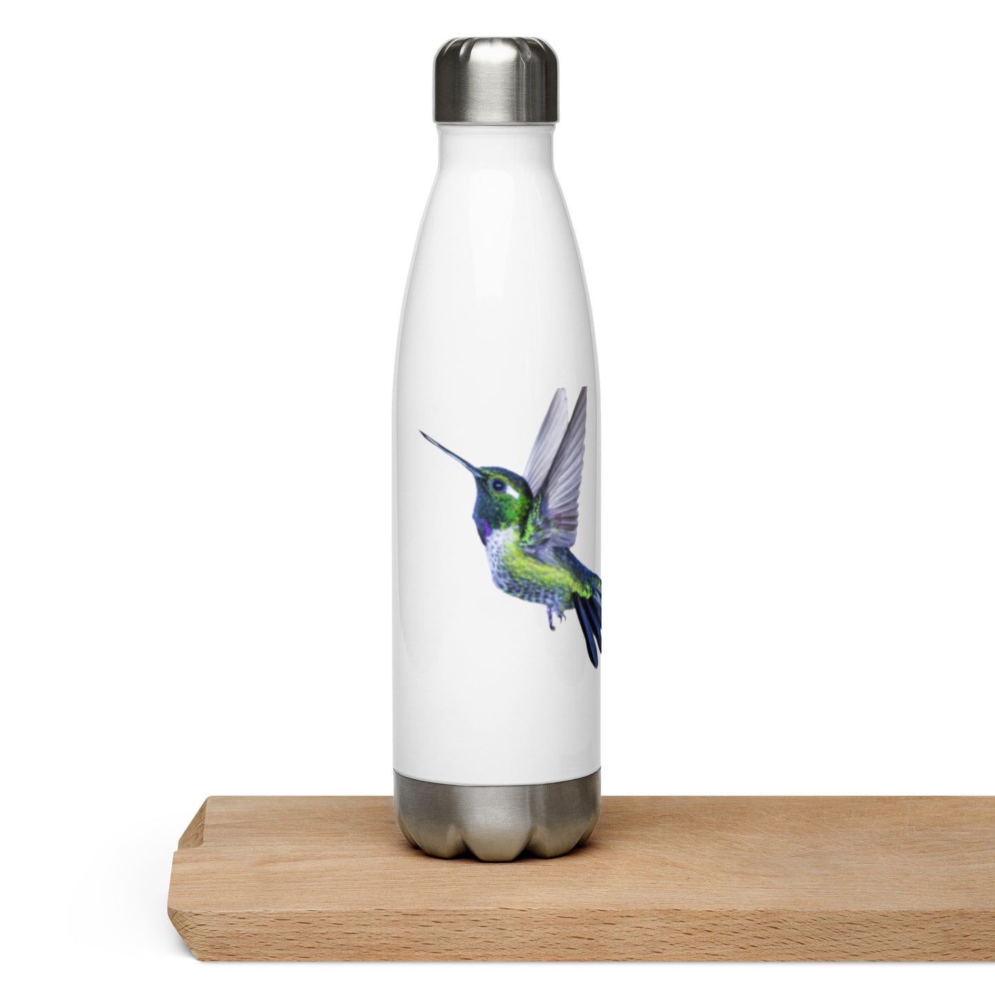 "Hummingbird" Stainless Steel Water Bottle